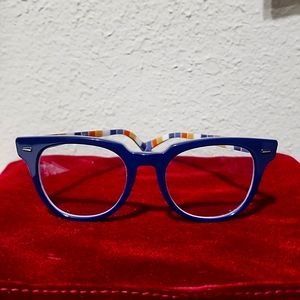 Blue Rayban Glasses
